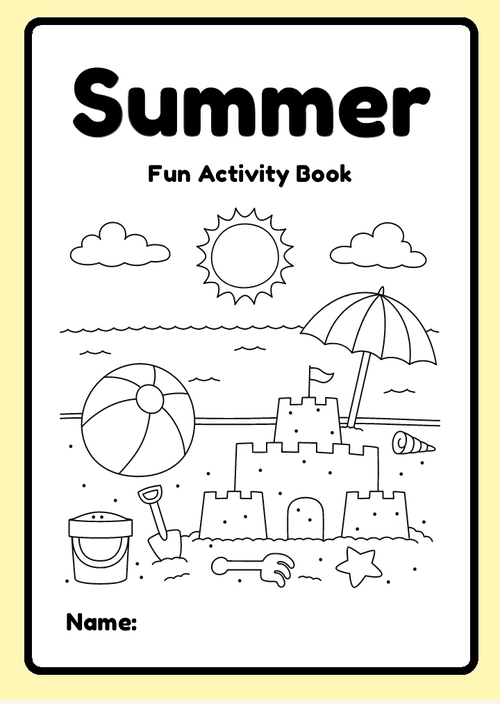 Product picture Summer fun activity book